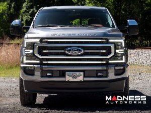Ford Super Duty LED Grille - XBG Series - Morimoto - Chrome - White DRL Ford Super Duty LED Grille - XBG Series - Morimoto - Chrome - White DRL